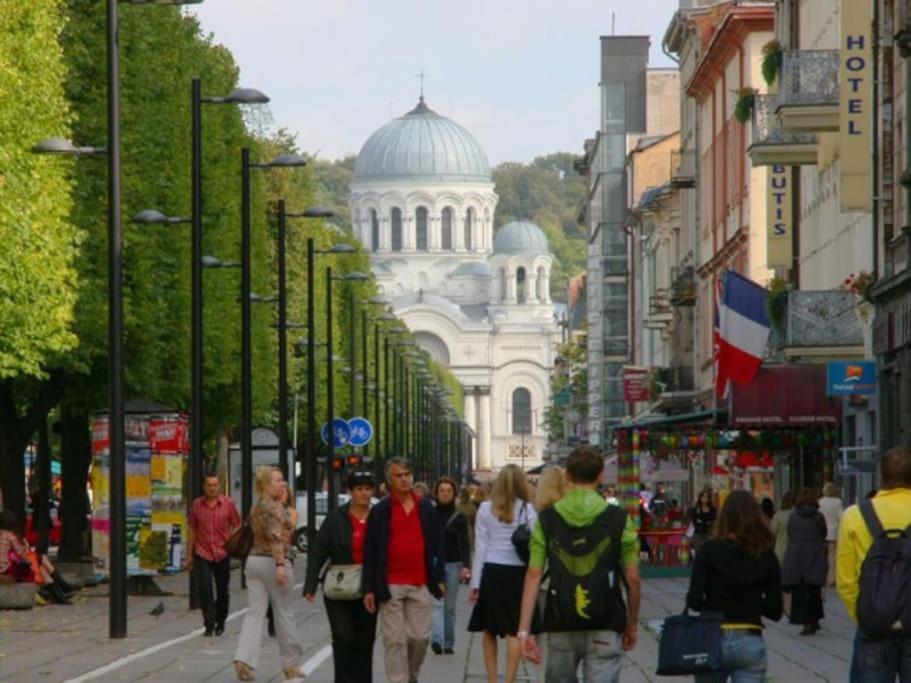 Modern Flat In Old Town Kaunas - Free Parking & Self Check-In Екстер'єр фото